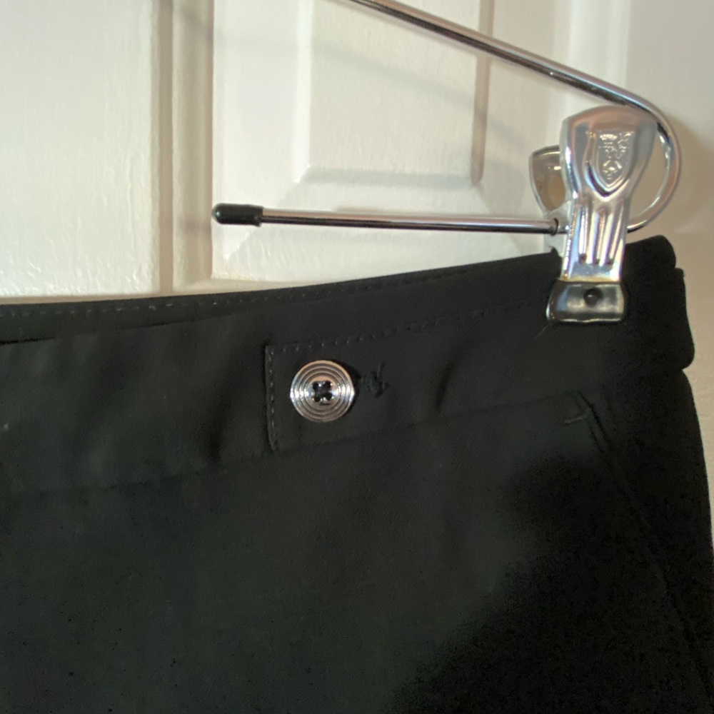 White House Black Market Taper Ankle Black Trousers - Picture 3 of 7